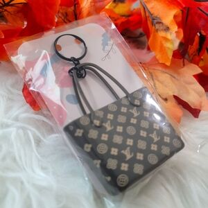 Final✅️ Brown Mono Keychain